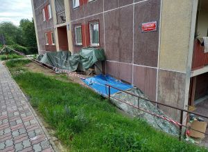 Oprava a nátěr panelového domu Pardubice