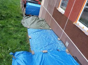 Oprava a nátěr panelového domu Pardubice