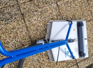 Číštění dlažby, křemičitý písek,  postřik Pardubice Ohrazenice.