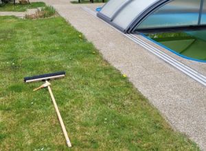 Číštění dlažby, křemičitý písek,  postřik Pardubice Ohrazenice.