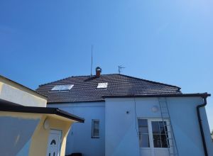 Čištění a nátěr střechy, fasády