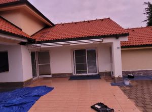 Čištění střechy a nátěr fasády