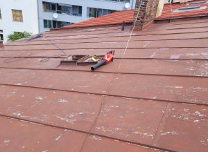 Nátěr plechové střechy Pardubice