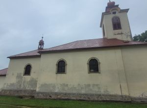 Čištění, nátěr věže a střechy kostela  Jičín