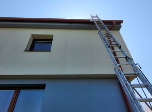 Tlakové mytí, zahubení mikroorganismů, biocidní postřik fasády Seč 